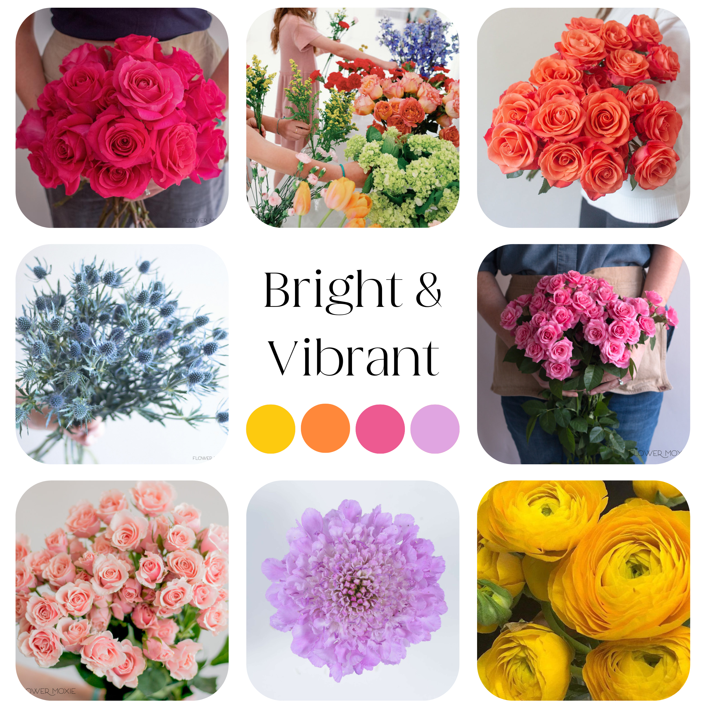 bright and vibrant flowers diy flower bar