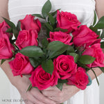 Bulk Deep Pink Rose Bouquets